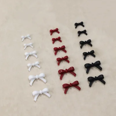 Macaron-colored Mini Bow DIY Nail Decoration