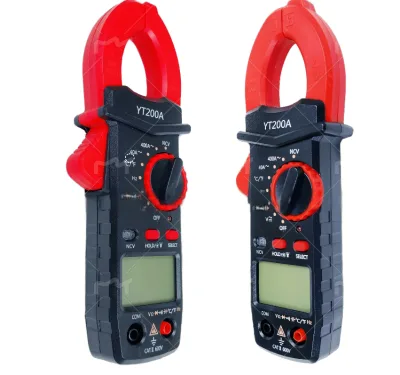 YT200A Digital Clamp Meter Multimeter AC/DC 600V 400A Resistance Capacitance Frequency Diode Temperature Measurement
