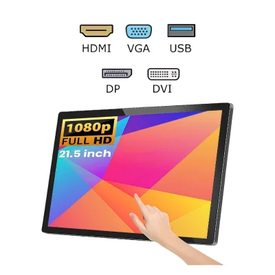 21 Inch Touch Screen Monitor Display Touch Screen Panel USB RS232 LCD Board Gaming Pot O Gold Touch Screen Monitor 1080P HD