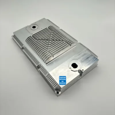 CNC Machined Aluminum X-Type Heat Sink for Electronic Cooling