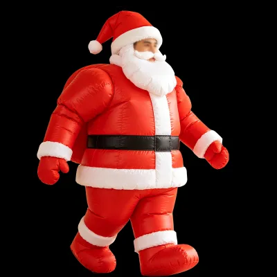 2026 New Novelty Movable Jumping Christmas Advertising Inflatable Santa Clause Costumes for Events Holidays Party Entertainment