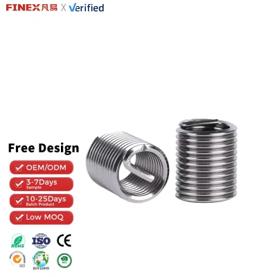 M2-m30 High Quality Recoil Inserts New Type General Type Wire Thread Inserts Fasteners Product