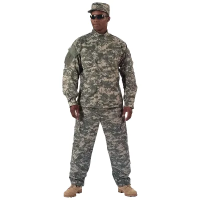Custom Rip-Stop Waterproof Outdoor Hiking Multi-functional America Combat Tactical Camouflage Training Jacket Pants Uniform