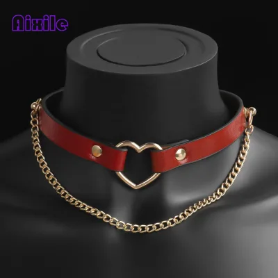 BDSM Kit Bondage for Couple Cosplay Restraints Kit Sex Collar Leather Bondage Collar and Leash Set for SM Games Flirting Tool