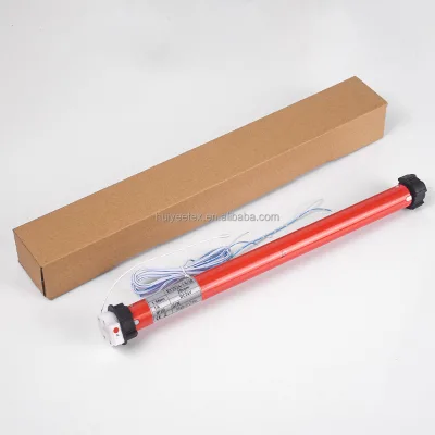 25mm Wired Remote Control Roller Shade Motor for 38mm Shade Tube, DC 24V Tubular Motor