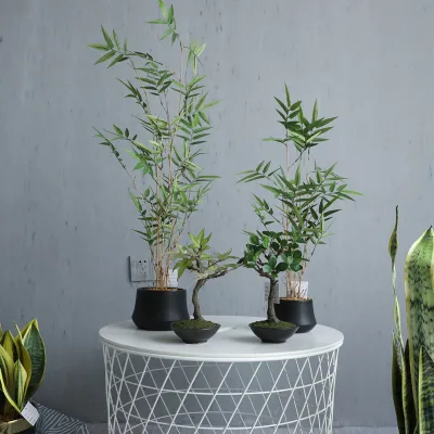 New Design Product Indoor Home Decoration Artificial Bamboo Tree Bonsai