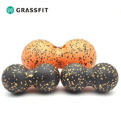 Exercise muscle stretcher roller massage equipment mobility epp double lacrosse ball