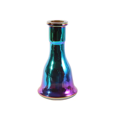 Hot Selling Electroplating Color Bottle Base Hookah Shisha Glass Vase