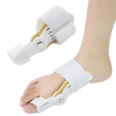 Bunion Corrector and Relief Hinged Orthopedic Adjustable Bunion Splint with Toe Separator for Men and Women