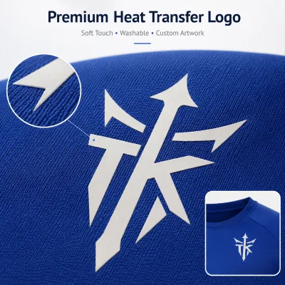 Custom Matte Silver Heat Transfer Logo Soft Touch Washable for Team Jersey Silicone Heat Transfer Label Garment Label
