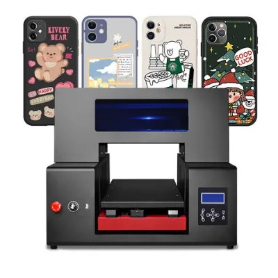Factory direct sell Inkjet Printers A3 flatbed UV digital 3d printer printing shop machines uv printer