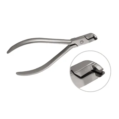Dental Orthodontic Plier Dental Distal End Cut & Hold Cutter Safety Hold 13 Cm (TC Inserted) Tungsten Carbide Stainless Steel CE