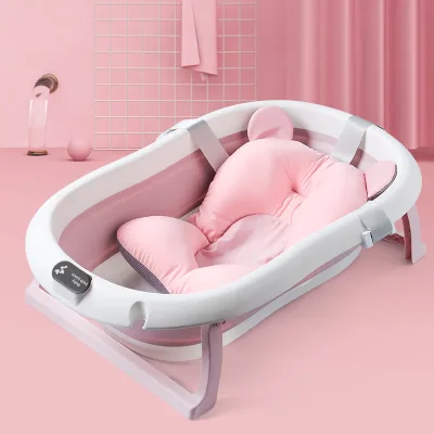 Wholesale PP Baby Bathtub Foldable Durable Collapsible New Born Baby Plastic Portable Folding Bathtub