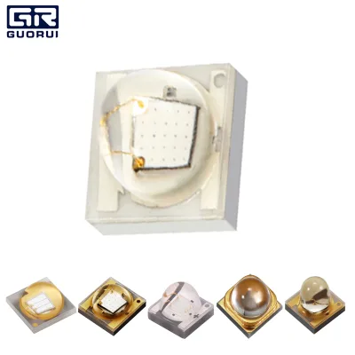 SMD 3535 3W 3.4V 1000mA High-power Ceramic UVA LED Diode 365nm 370nm 375nm 380nm 385nm 395nm Optional Wavelength