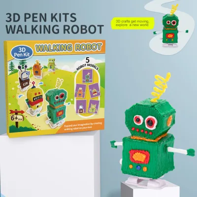 2022 New Arrival 3D Pen Kits for Pen Kits DIY Walking Robot Drawing Stencil