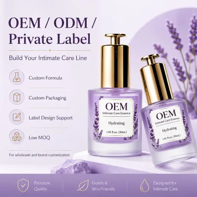 Private Label 30ml Lavender Intimate Care Serum Gentle Daily Moisturizing Soothing Formula Post Shave Care External Essence