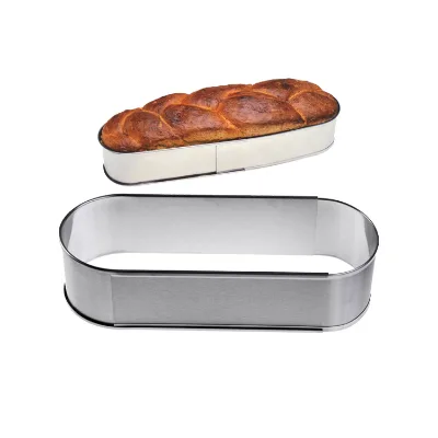 Stainless Steel Oval Adjustable Retractable Baking Bake Cake Kitchen Tools