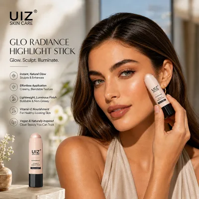 Wholesale Glo Radiance Highlighter Stick Vitamin E Makeup Stick Creamy Blendable Glow Face Highlighter Stick for Daily Makeup
