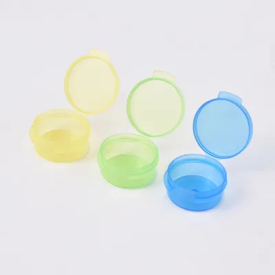 3ML Flip Top Cap pp Jar Double Wall Facial Cleansing Toner pp Plastic Jar for Cotton Pads pp Replaceable Jar Set