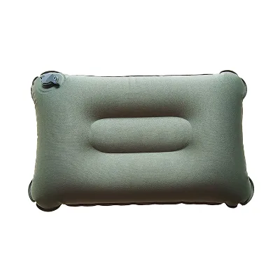 BSCI Factory Portable Travel Neck Pillow Inflatable Camping and Beach Pillow with Comfortable Back Support