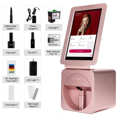 New Arrival Portable Nail Art Printer Nail Art Machine Printer 3d Smart Digital Touch Screen Nail Equipment