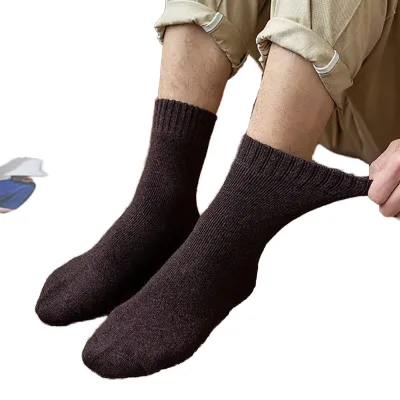 Betop 144N Men Alpaca Wool Winter Crew Socks Thermal Hiking Outdoor Warm OEM