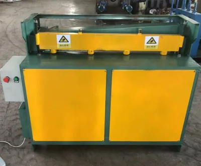 Electric Plate Cutting Machine Stainless Steel Insulation Barrel Shell Multi Function Plate Shearing Machinery