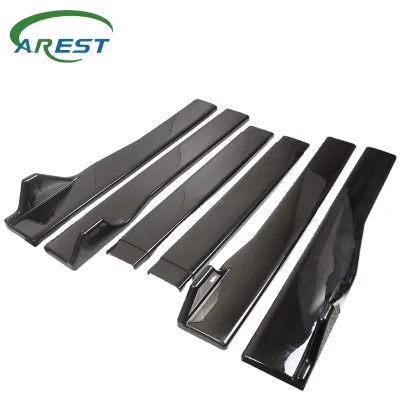 Cross-border car modification three-section side skirt 2.2-meter upgrade blade side skirt small surround split spoiler side