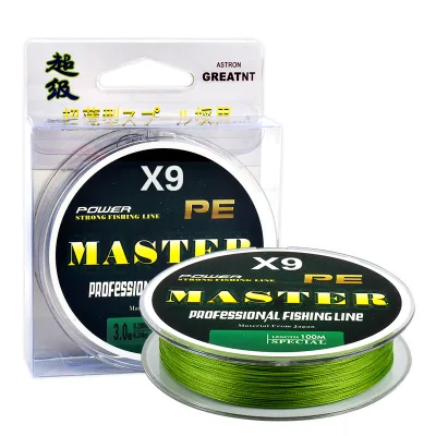 UHMWPE 100M 9 Stand Pro Super Slick Braided Power Japan PE Fishing Line