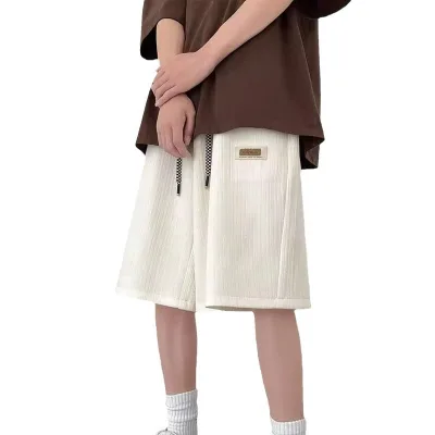 ODM Custom Men's Summer Thin Ice Silk Quick-dry Sports Basketball Shorts Loose Casual Versatile Breathable Korean Style