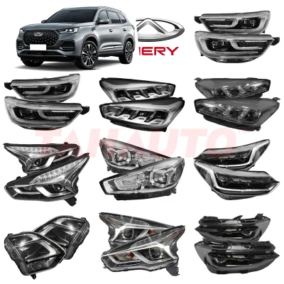 Car Led Front Headlights Assembly Headlamp Parts for CHANGAN HONGQI CHERY TRUMPCHI