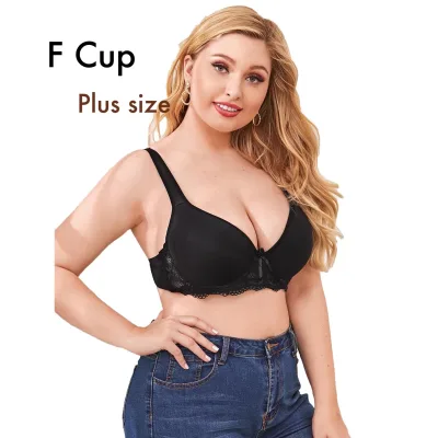Thin Type Underwire Big Size Bra for Big Breast