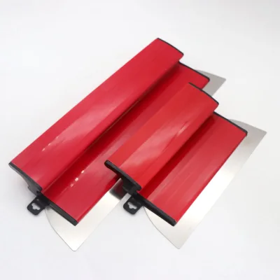 Carbon Steel Plastic Blade Putty Knives Gypsum Construction Drywall Skimming Tool Stainless Steel for Smoothing Painting Finish