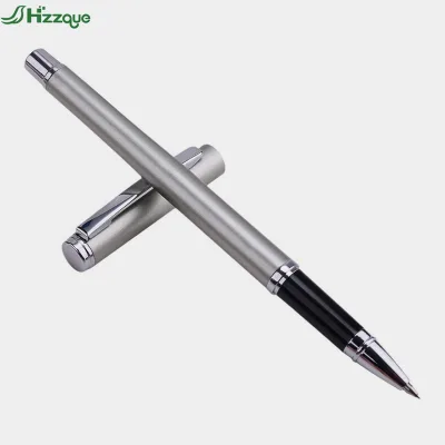 Promotion New Custom Laser Engraved Print Branded Logo Hzzque Black Gel Pens Personalized 0.5mm for Office & School Gifts