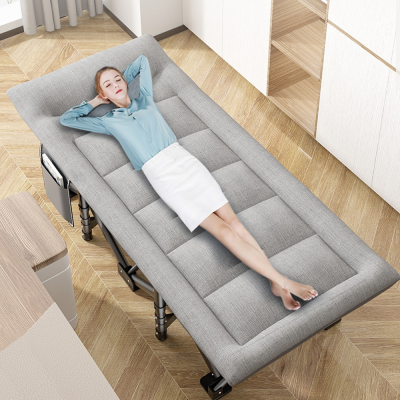 E-RIKE Foldable Bed Cot Extra Thick 320KG Heavy Duty Adjustable Sleeping Cot