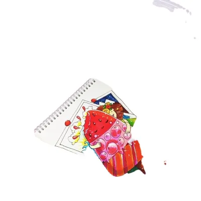 Deli 70672-24 Water Set Triangular Rods Thick Head Pen Washable Children's Drawing Soft Head Coloring Pen High Quality