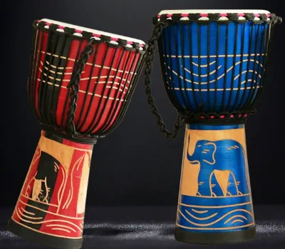 African Indonesian Drum Children's 10-inch Hand Drums