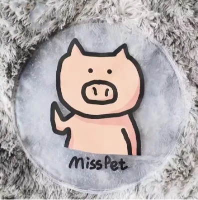 New 36*36cm Summer Cooling Gel Ice Pad Small Animal Pet Round Cat Doggy Cooling Pad