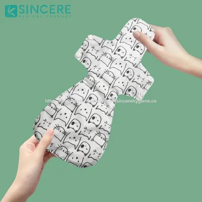ECO Friendly Feminine Towels Reusable Menstrual Pads For Teenager Waterproof Cotton Sanitary Napkin