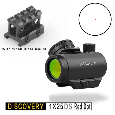Discovery High Quality Red Green Dot Sight Scope 1x25 DS Offers a Wide Field of View Red Dot Sight