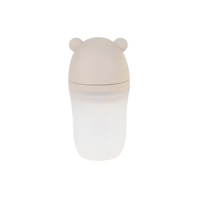 KASU EP302 Toddler Silicone Baby Medicine Feeder Manual Bottle with Cartoon Pattern Nipple