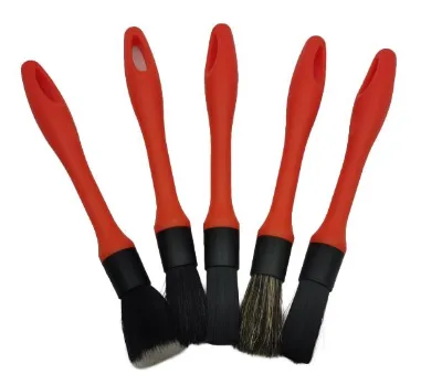 New 5pcs Car Detailing Cleaning Brush Rim Brush Different Durable Full Car Brush Set