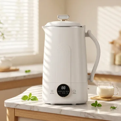 Household Automatic Soymilk Maker Food Grade Stainless Steel Inner Pot Self Cleaning Nut Milk Maker With Timer