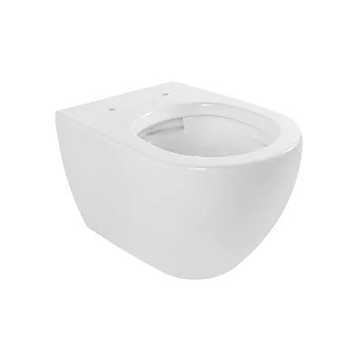Hotel New Style P-trap Commode Wc Toilets Ceramic Bathroom Rimless Wall Hung Toilet