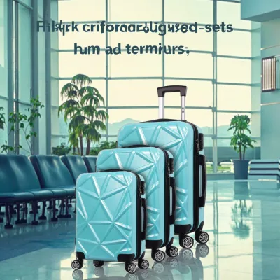 Popular 360-Degree Universal Aluminum Wheel Travel Luggage Set ABS+PC Material TSA Customs Combination Lock Lightweight Modern