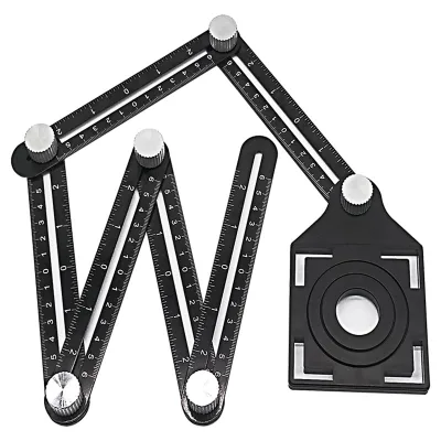 High Quality Woodworking Multifunctional Folding Positioning Ruler