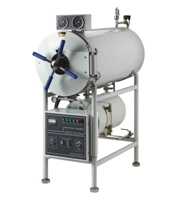 Good quality portable type Horizontal cylindrical pressure steam sterilizer