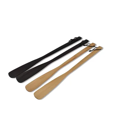 High Quality BSCI Certified Convenient Wooden Long Handled Shoe Horn