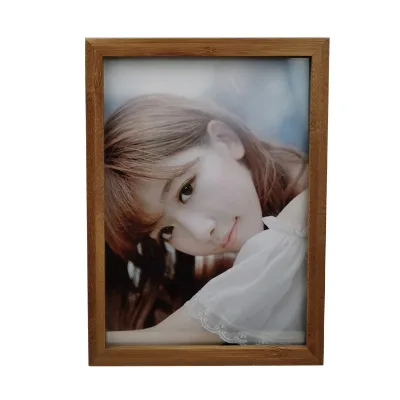 Hot selling gift and craft wooden frame set, customized color, high-definition, high-quality wooden box and wall label