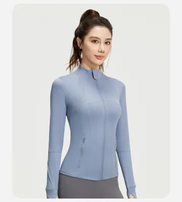 2025 New Hoe Sale  MTWTP03 Women Yoga Jacket Gym Wear Zipper Long Sleeve Fitness Woman Jackets Coat
